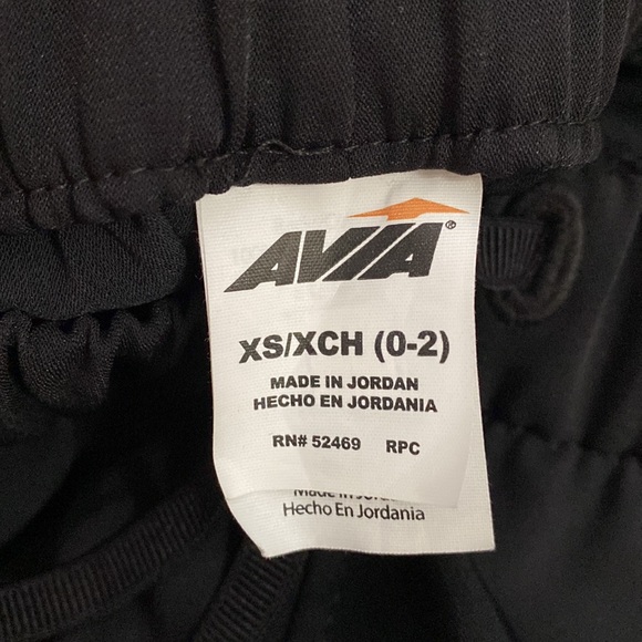 Avia Womens Size XS (0-2) Black Joggers Athletic Pants Gym Flattering‎ - Picture 8 of 9